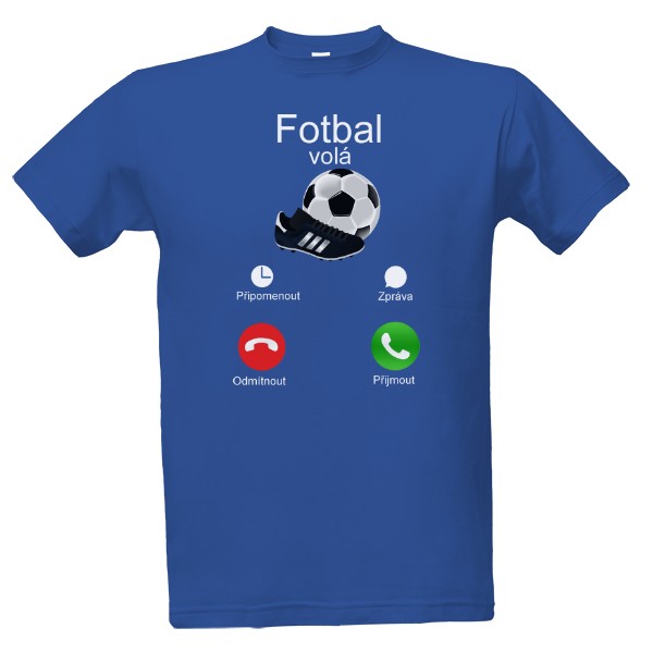 Tričko s potiskem Fotbal volá