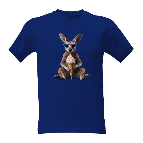 Tričko s potiskem Klokan se zmrzlinou