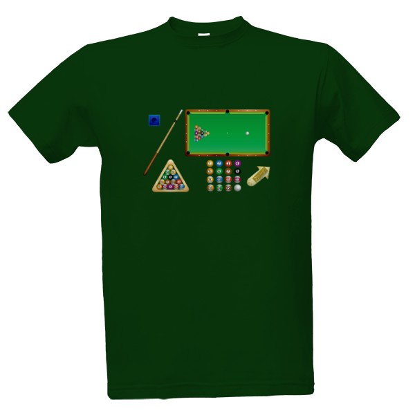 Tričko s potiskem Kulečník 